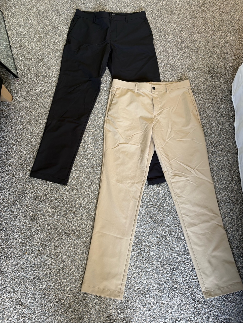 Two Pairs of Banana Republic 34x34 Athletic Dress Pants